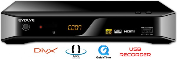 Multimediální přehrávač s DVB-T tunerem EVOLVE Scorpio DT-3010HD
