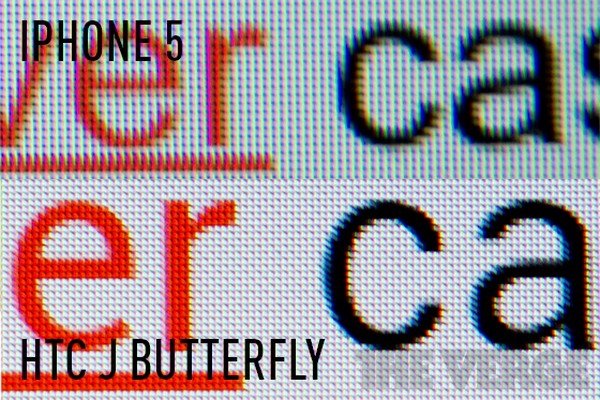 HTC J Butterfly vs. iPhone 5