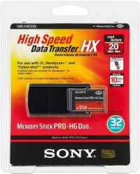 Paměťová karta Sony Memory Stick PRO-HG Duo HX 32 GB