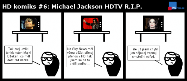HD komiks #6: Michael Jackson HDTV R.I.P.