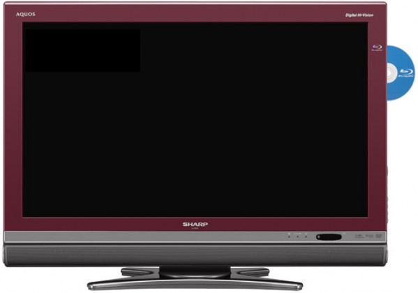 LCD HDTV s Blu-ray rekordérem Sharp AQUOS řady DX2